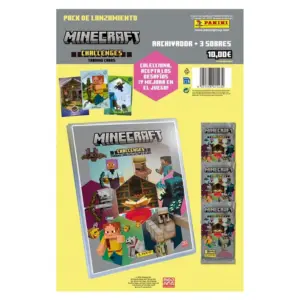 Minecraft 2 TC + Álbum Panini Pack – 1 Unidad