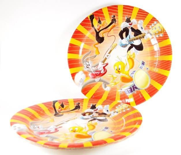 LOONEY TUNES BBS PLATOS 23 CM. 10 U.