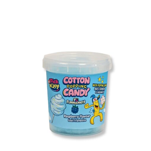 Funny Candy Popping Cotton Candy Blue 50g