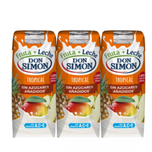 Fruta + Leche Tropical Don Simón Pack 3