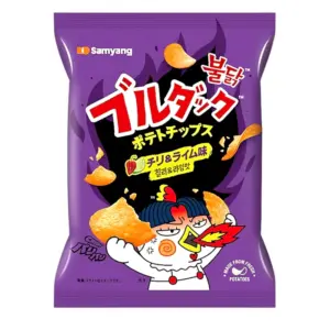 SNACK BULDAK 55 GR POTATO CHIPS CHILI & LIME