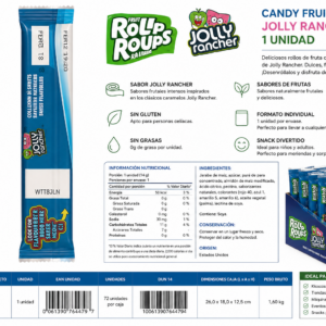 Candy Fruit Roll-Ups Jolly Rancher 1 Unidad
