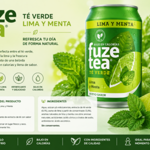 Fuze Tea Té Verde Lima y Menta 330ml
