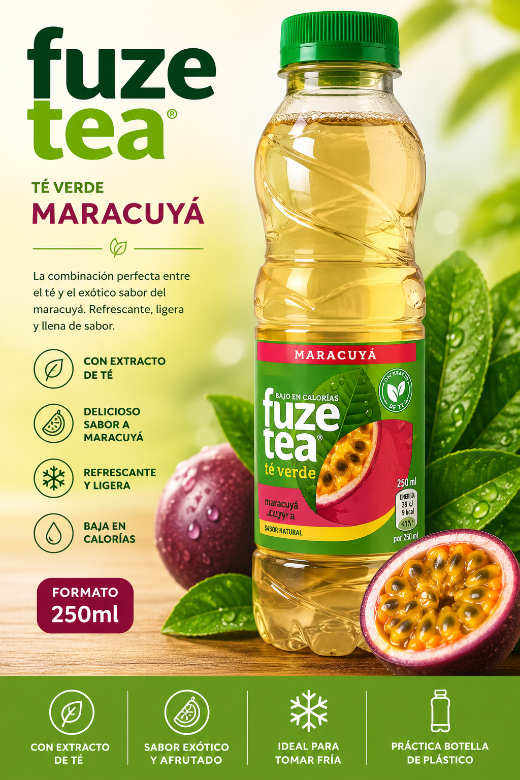 Fuze Tea Maracuyá 250ml