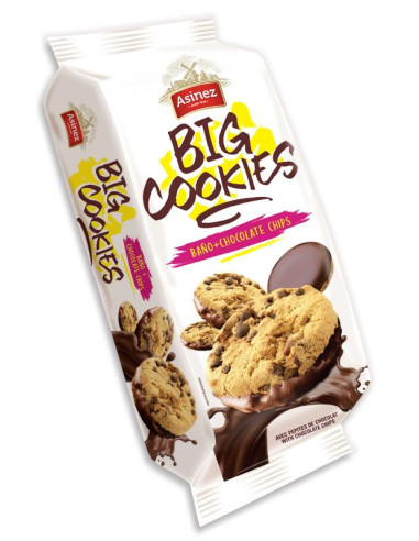 Big Cookies Medio Baño Chocolate 140g