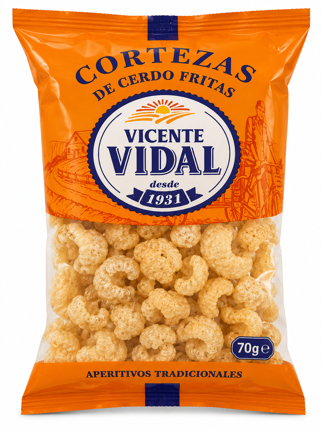 Vicente Vidal Cortezas de Cerdo Fritas 70g