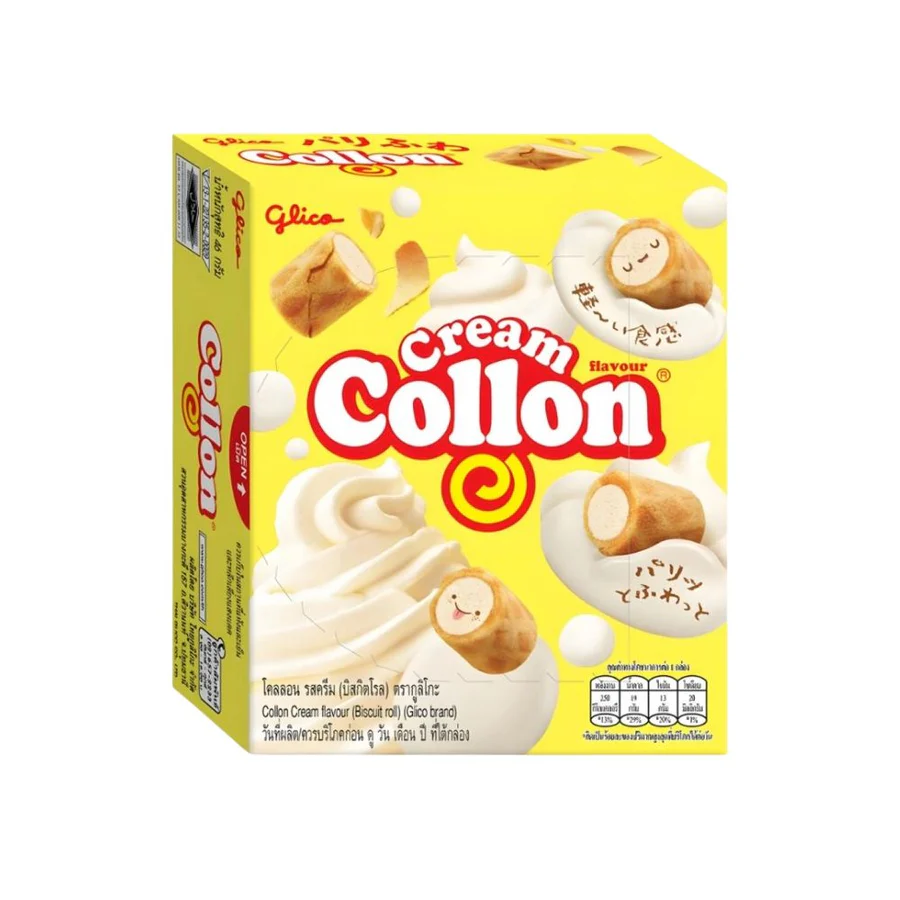 Glico Cream Collon Biscuit Roll 41g