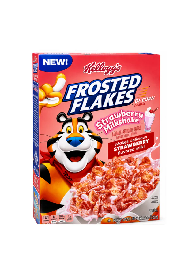 Kellogg's Frosted Flakes Milkshake Strawberry 329g