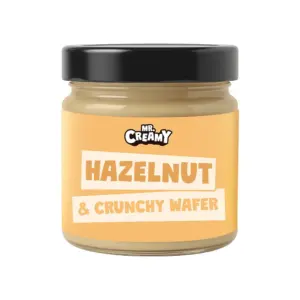 Mr. Creamy Avellana & Crujiente Wafer 200g Crema para Untar