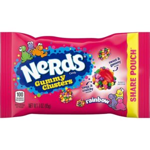 CANDY NERDS 85 GR GUMMY CLUSTERS SHARE PACK