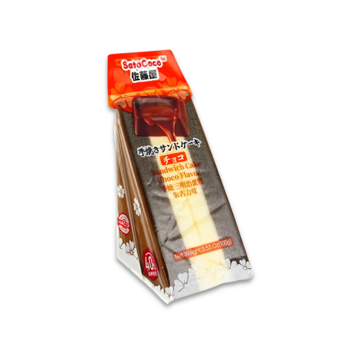 SatoCoco Sandwich Choco Cake 100g