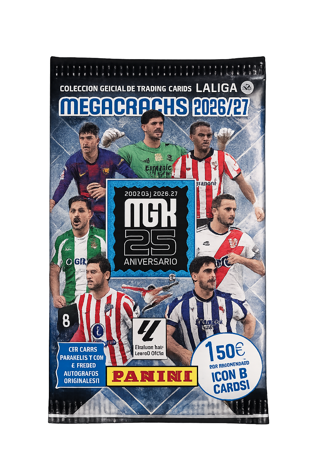 Panini La Liga Megacracks 2026/27 – Sobre 8 Cards 1 unidad