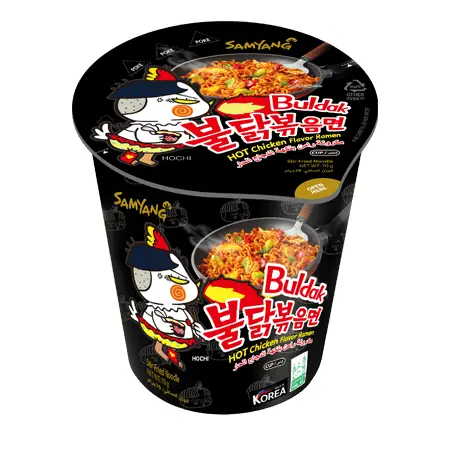 Buldak Hot Chicken Flavor Ramen Original Taza 70g