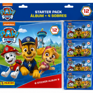 Panini Paw Patrol Pack – Álbum + 4 Sobres de Cromos