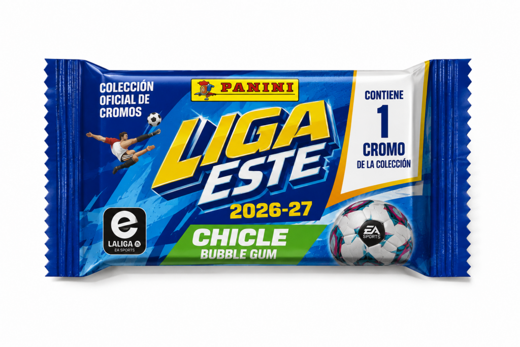 Chicle Panini Liga Este 2026/27 + Cromo – 1 Unidad