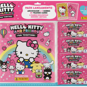 Panini Hello Kitty & Friends Fun Together – Megapack Archivador + 4 Sobres + 2 Cards Limitadas