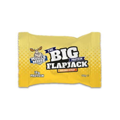 Muscle Moose Big Protein Flapjack Golden Syrup 100g