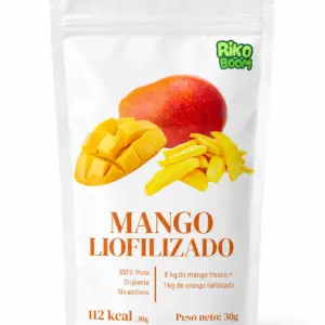 Mango Liofilizado Natural Crujiente 30GR  Rikoboom