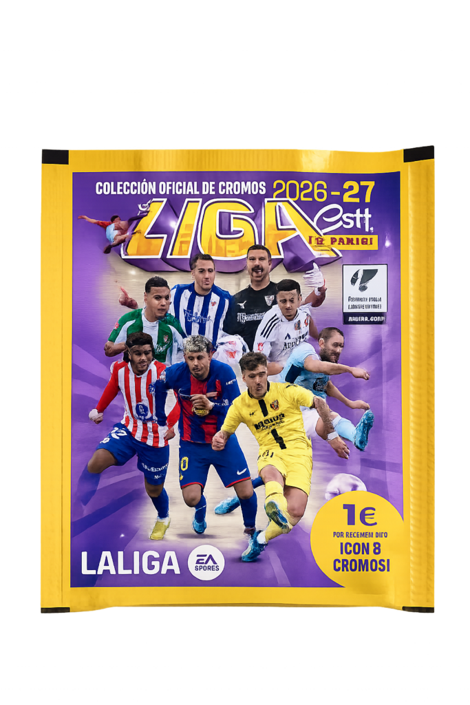 Cromo Panini Liga Este 2026/27 2Edicion– Sobre 8 Cromos 1 unidad