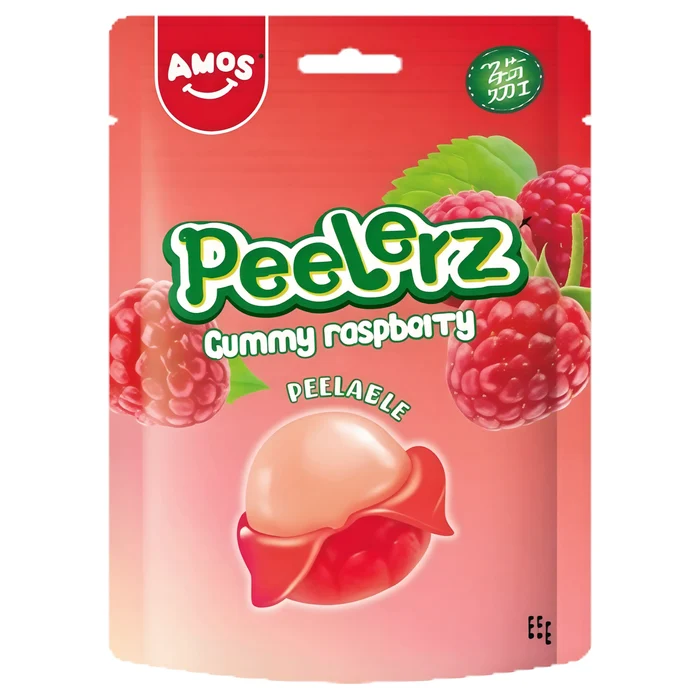 Amos Peelerz Gummy Raspberry 65g ❤️🍬