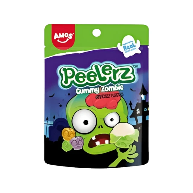 Amos Peelerz Gummy Zombies Halloween 65g