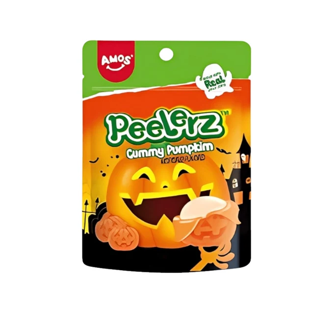 Amos Peelerz Gummy Pumpkin Halloween 65g 🎃