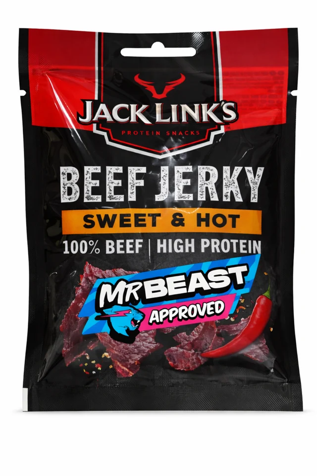 Jack Link’s x MrBeast Beef Jerky Sweet & Hot 25g 🔥🥩