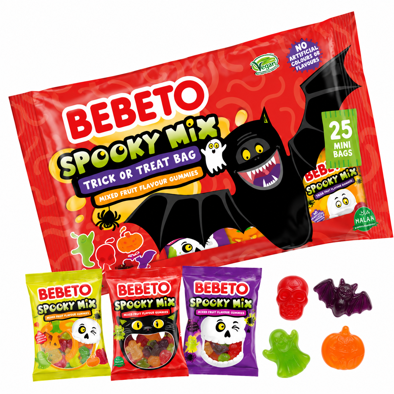 Bebeto Spooky Mix Trick or Treat Halloween 375g