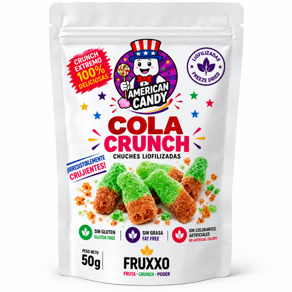 American Crunch Cola – Chuches Liofilizadas 50g