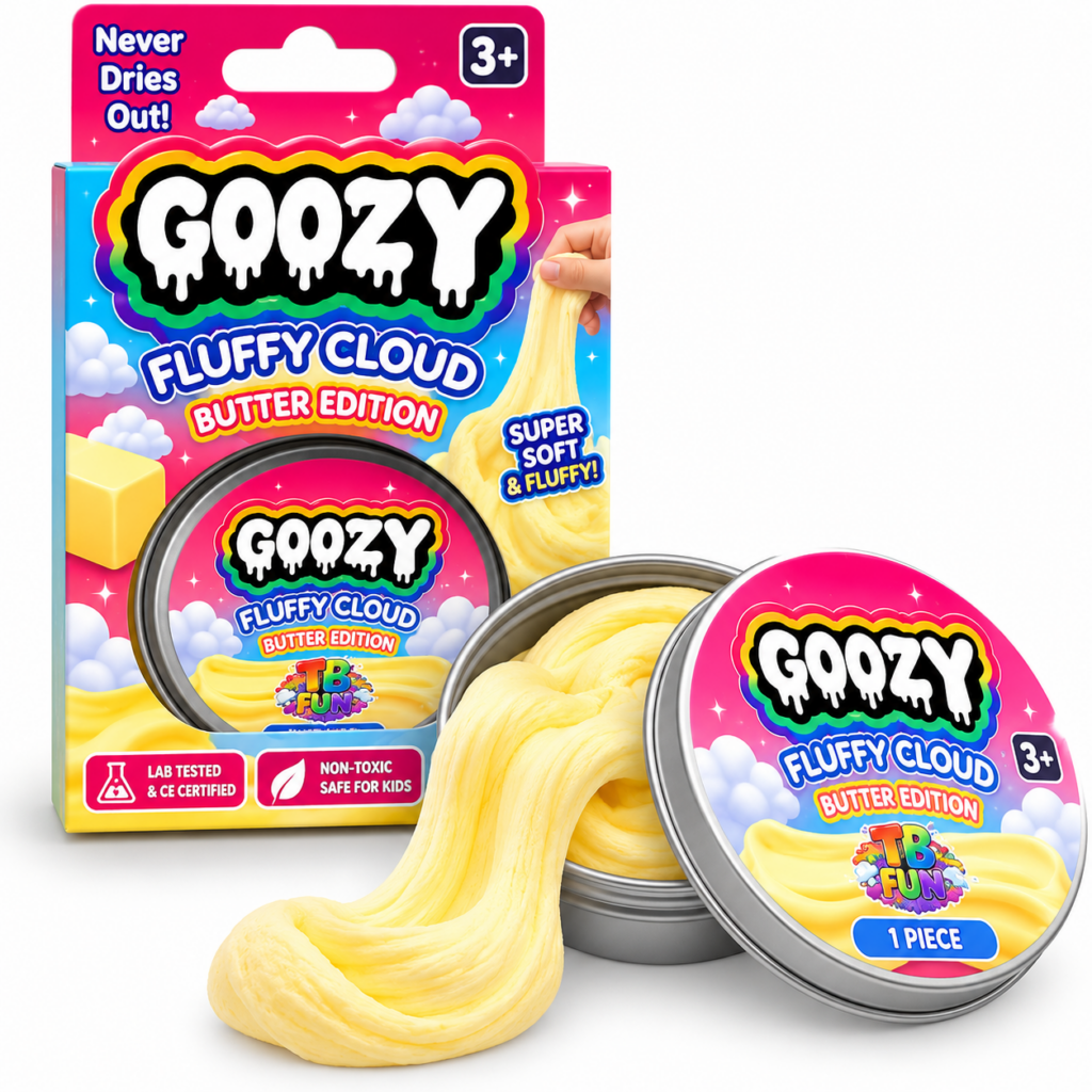 Goozy Fluffy Cloud Putty Butter Edition – 1 Unidad