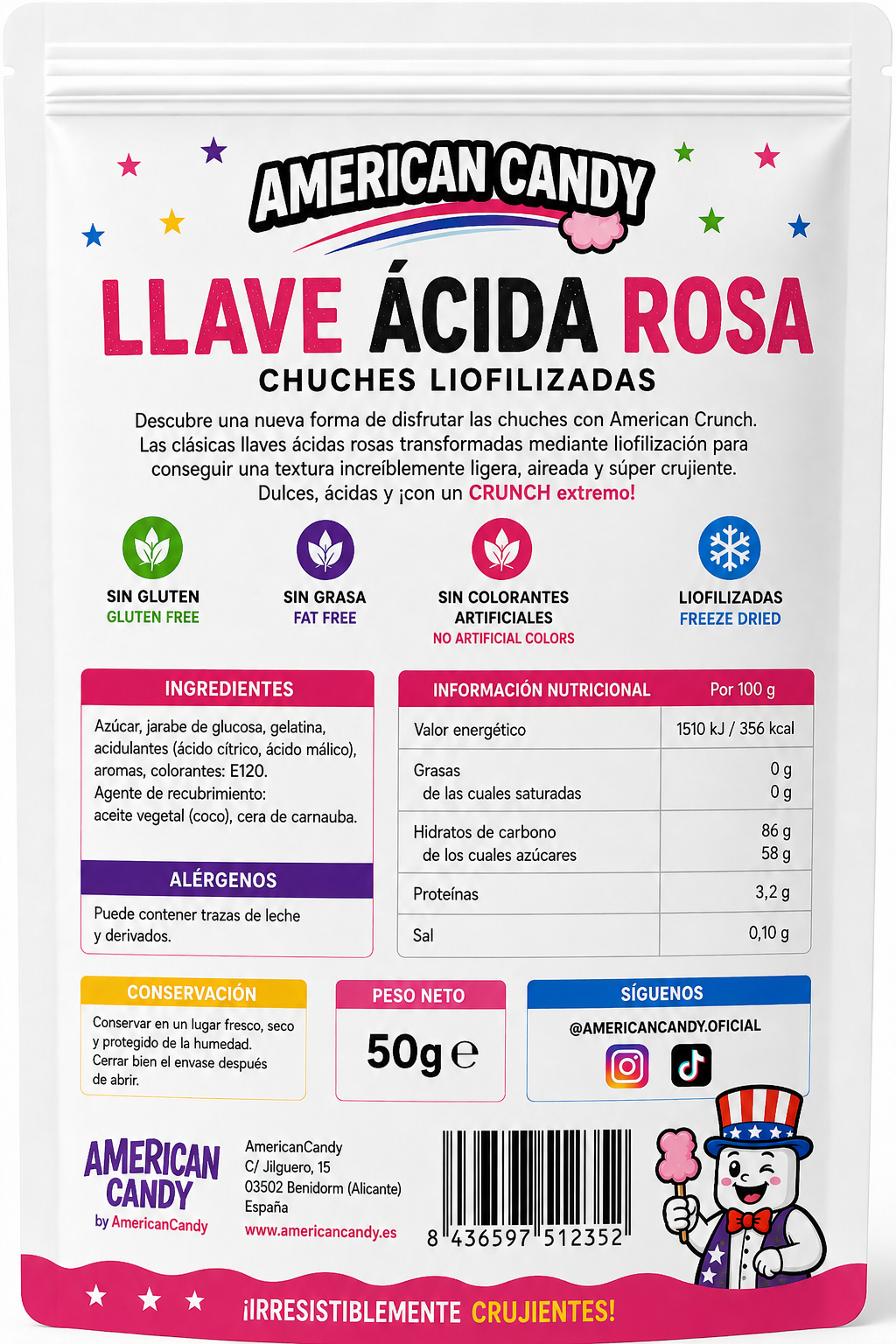 American Crunch Pack Degustación 2 Bolsas - Imagen 3