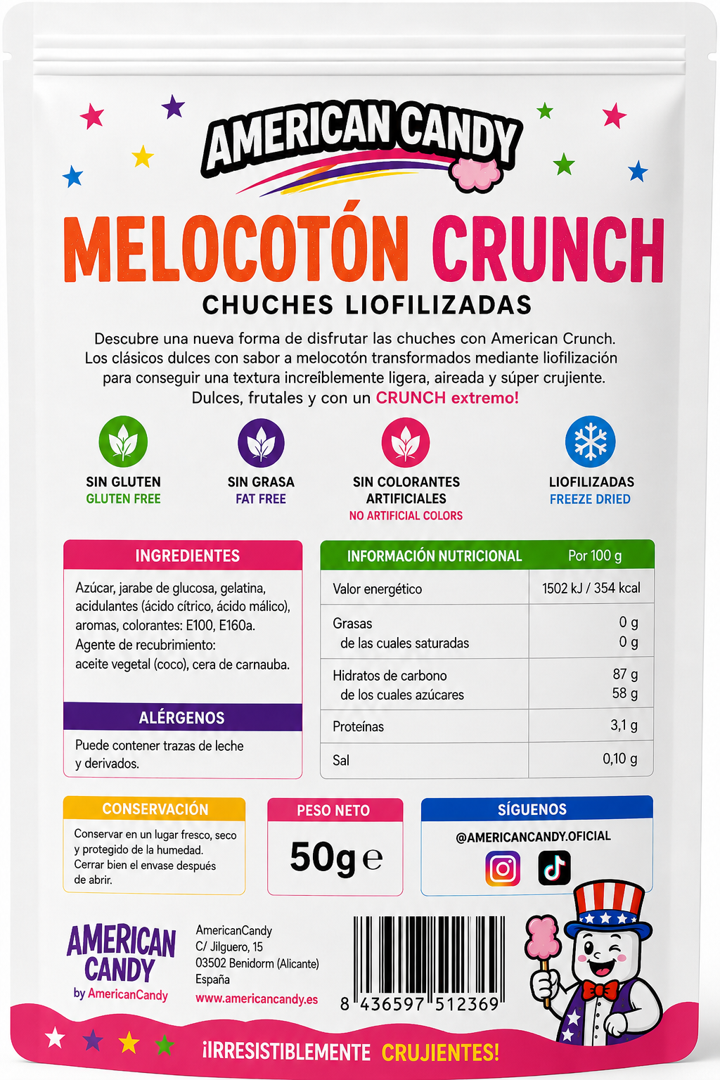 American Crunch Pack Degustación – 3 Bolsas - Imagen 4