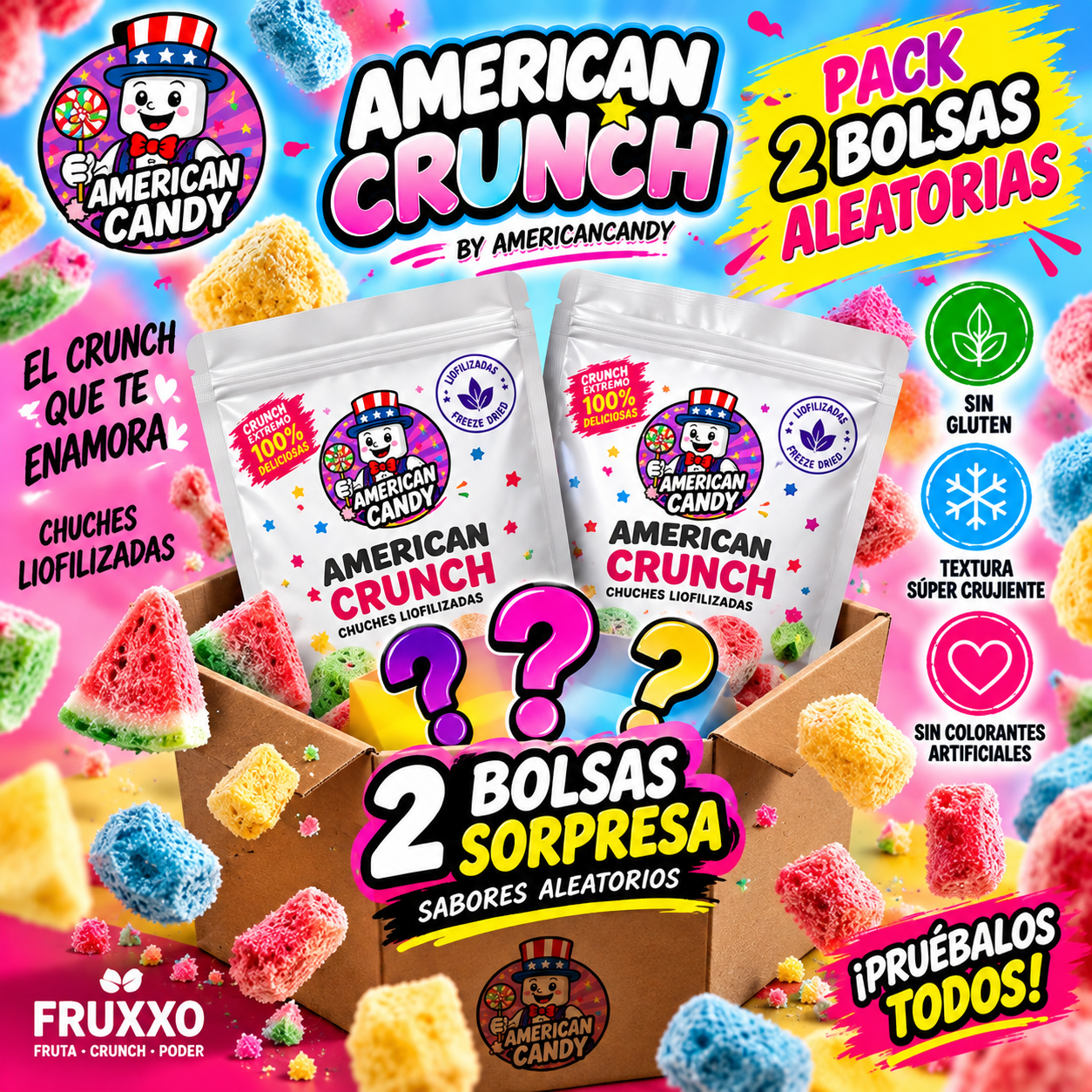 American Crunch Pack Degustación 2 Bolsas