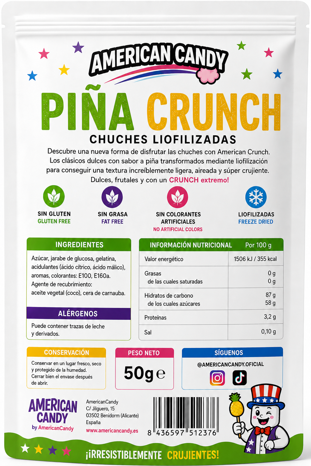 American Crunch Pack Degustación 2 Bolsas - Imagen 2