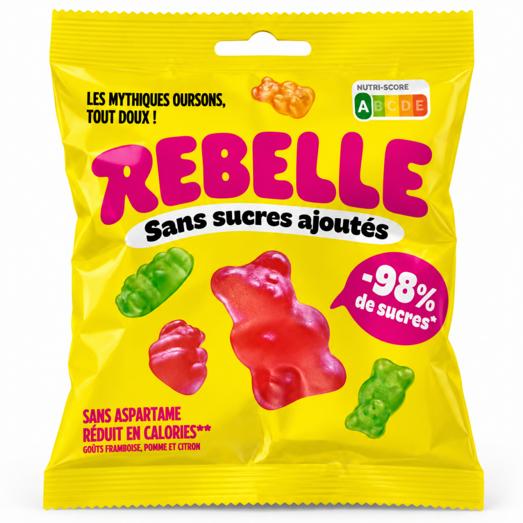 Rebelle Smooth Bears Sugar Free 50g