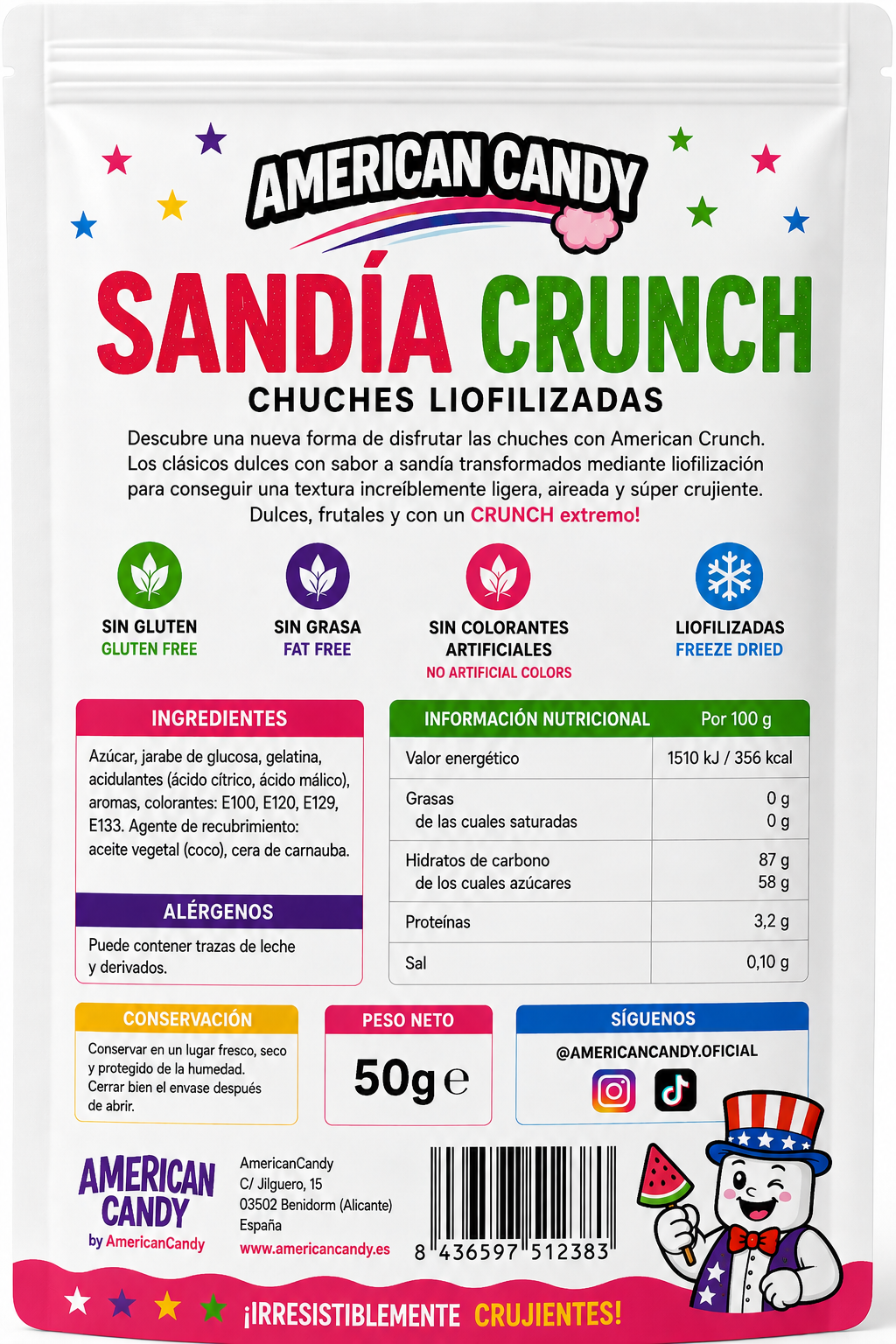 American Crunch Pack Degustación – 3 Bolsas - Imagen 3