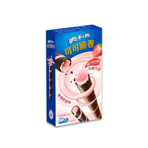 Oreo Cocoa Crisp Roll Strawberry Asia 50g 🍓
