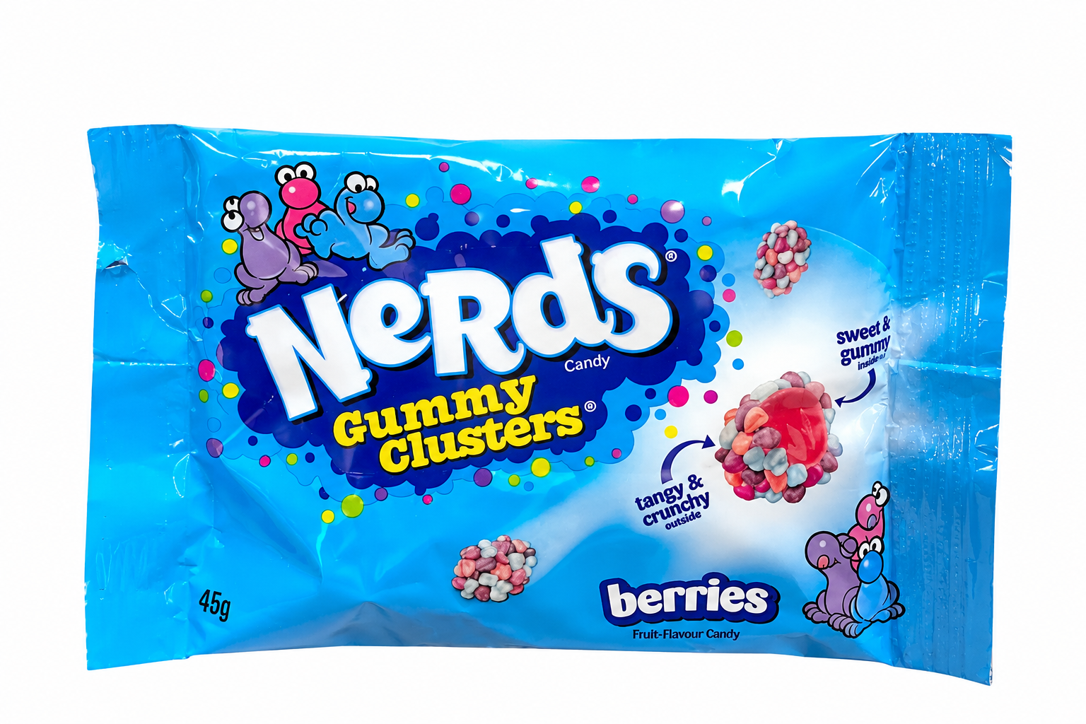 Nerds Gummy Clusters Berry 45g – Gominolas Crujientes Americanas