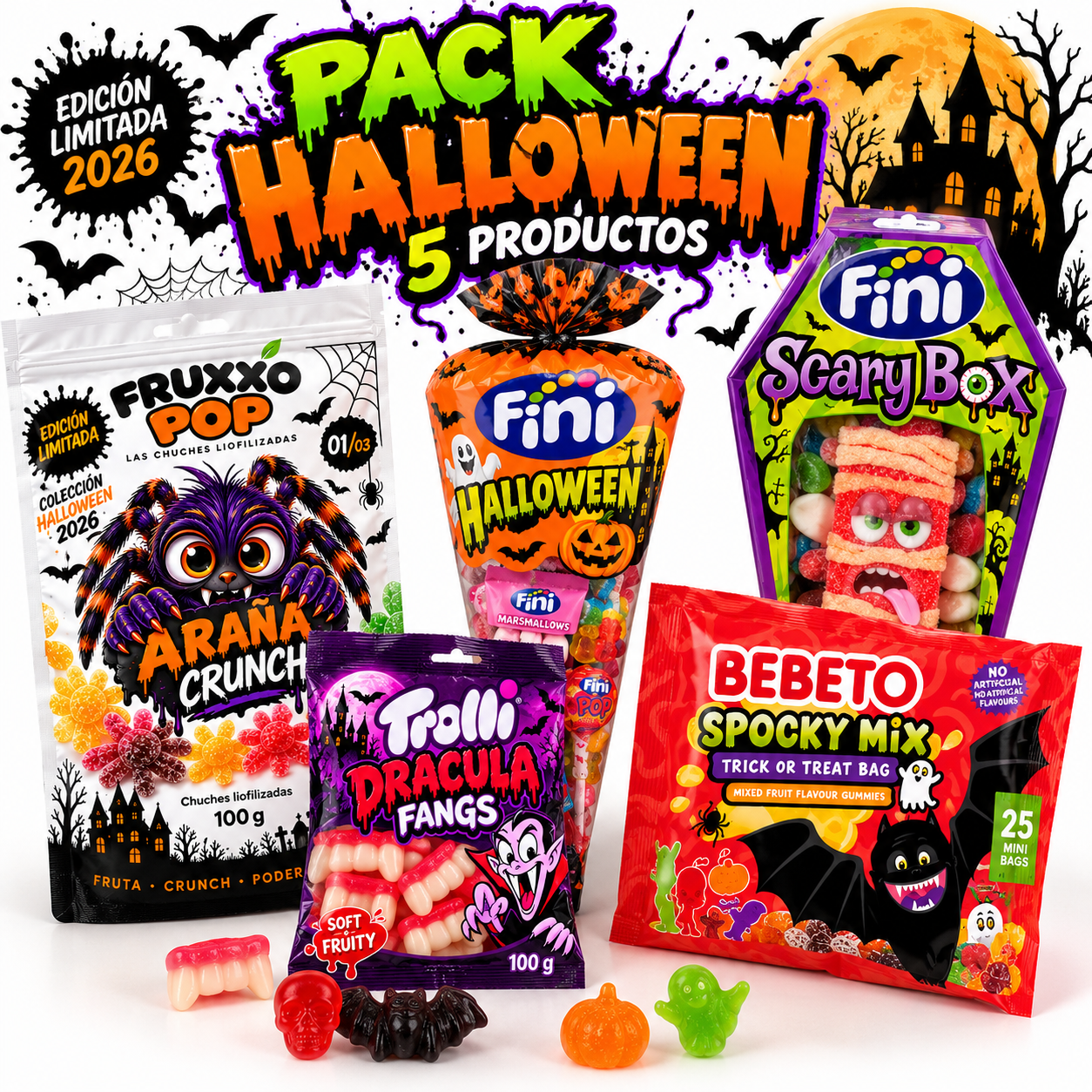 🎃 Pack Halloween 2026 – 5 Productos | Edición Limitada