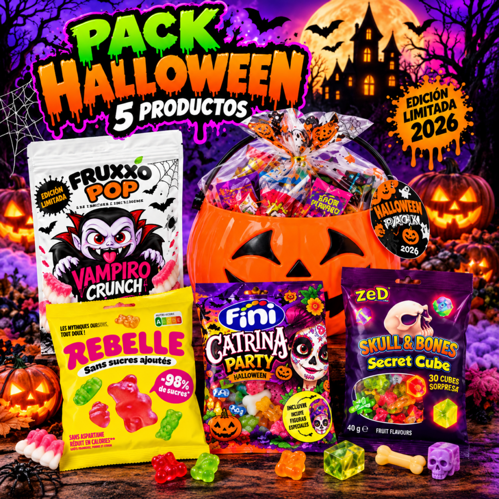 🎃 Pack Halloween 2026 – 5 Productos Gomilonas Terrorificas | Edición Limitada